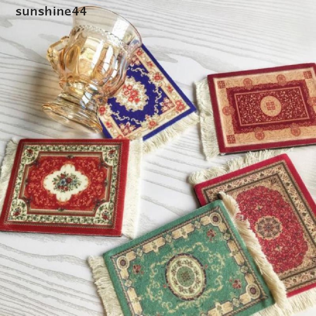 Sunshine Persia Mouse Pad Mini Retro Bahan Woven Untuk laptop