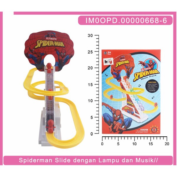 Ready Mainan Track Seluncur Penguin, Spiderman, Thomas &amp; Bebek 4.7