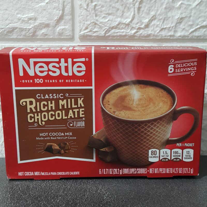 

Nestle Hot Cocoa Mix Classic Rich Milk Chocolate Sachet