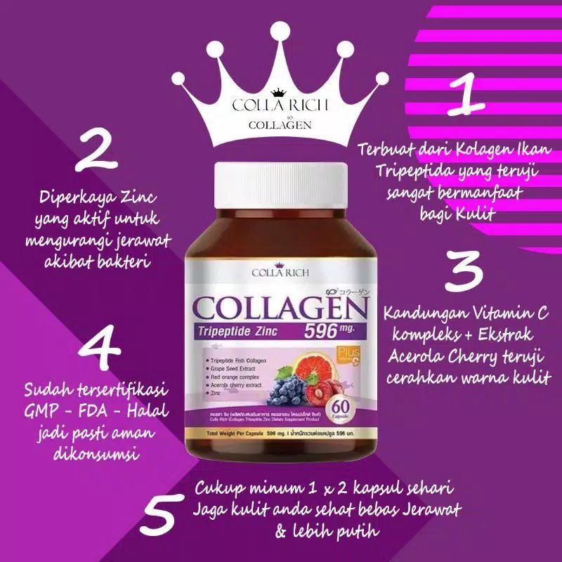 Colla Rich Collagen by Collarich Thailand 100% Original