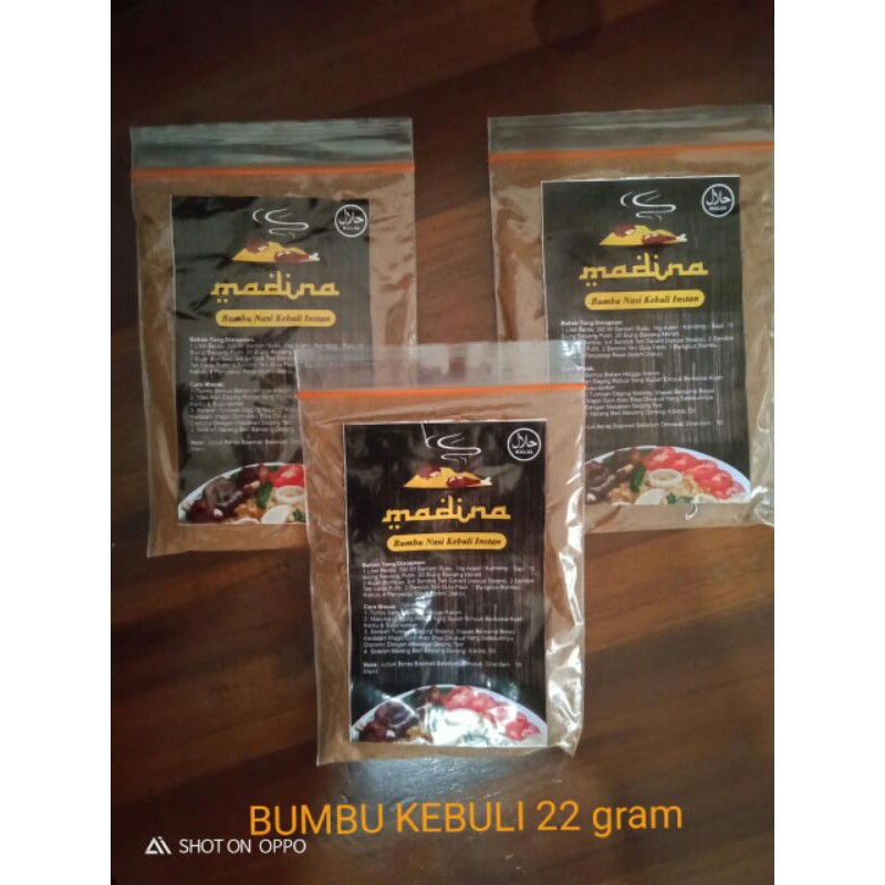 BUMBU DASAR KEBULI untuk 1 liter beras