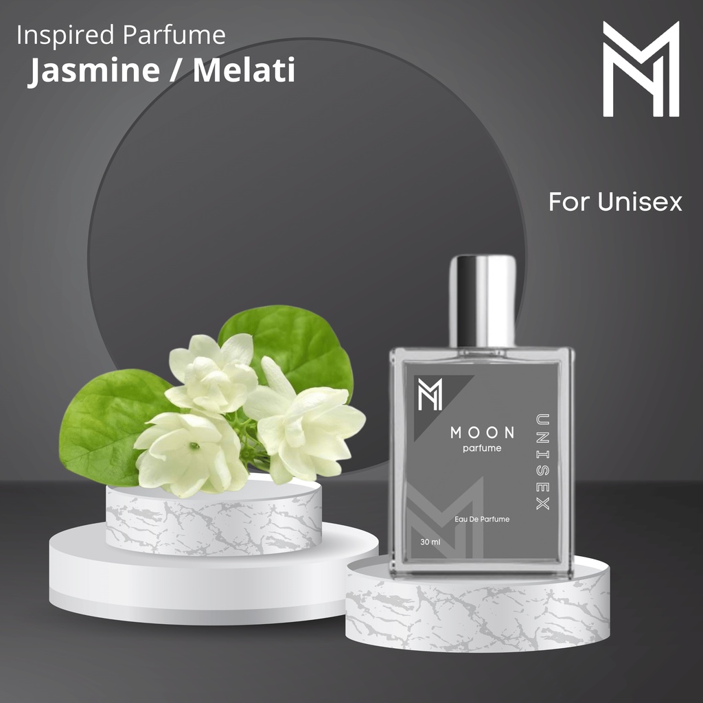 Moon Parfume Inspired Parfum Jasmine/Melati Farfume Farfum Minyak Wangi Tahan Lama Pria & Wanita