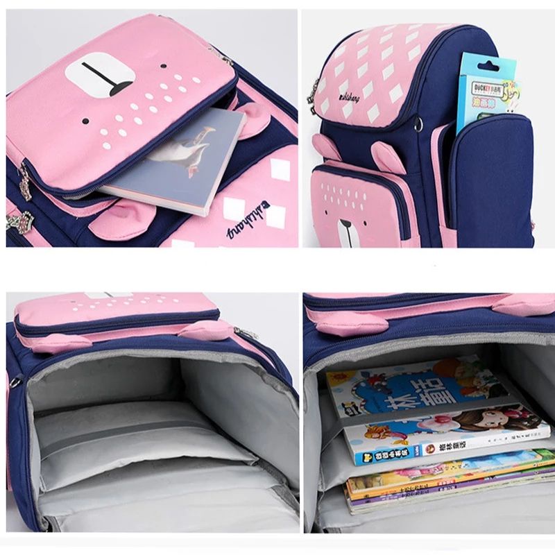 Tas Ransel Kartun Kreatif Anak Tas Sekolah Anak-anak Manis Ringan Tahan Air Primer BooKbag Ortopedi