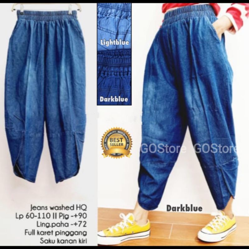 KYOKO PANTS | Celana Wanita Katun Twill Kekinian LP 105-118 Fit XXL | Celana Casual Korea Terbaru