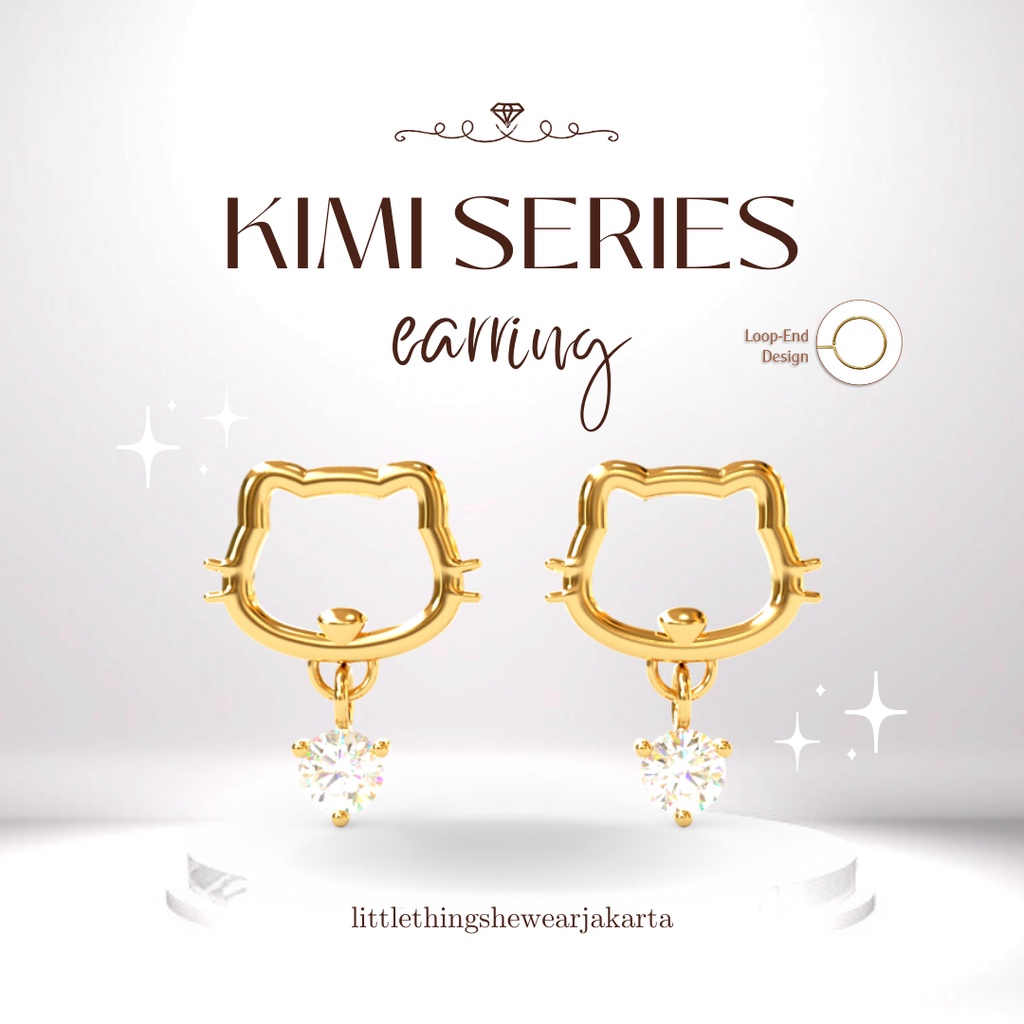 Littlethingshewear Official Jakarta Kimi Earring 0,65 Gram