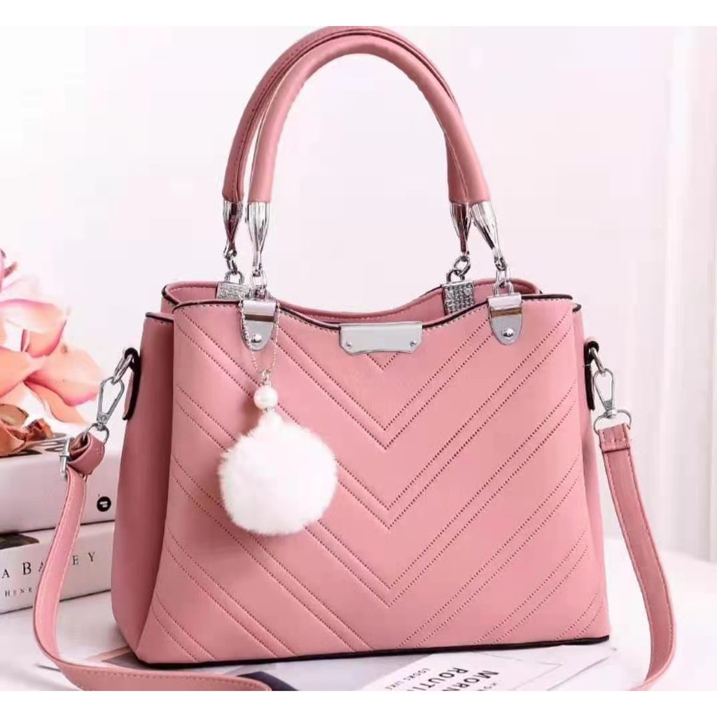 Tas Kerja Fashion Slingbag Wanita Murah PU Leather Tas Pinggang Promo Temurah G7H4 Besar Tas Selempa