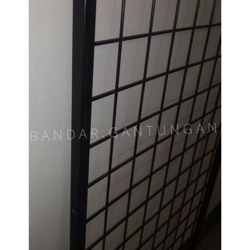 Ram Jaring Kawat Hitam/Croom Ram Bingkai Hitam Ram Grid Wall Foto Wall Mesh Hitam/Gantungan Ram/Croom+ Dus -BH