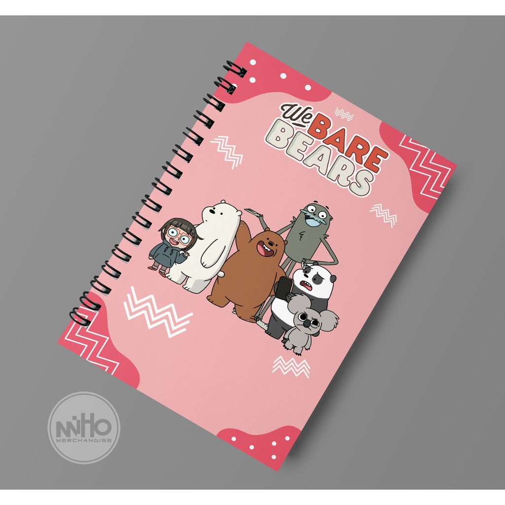 

Notebook We Bare Bears (B) / A6 / Hardcover / 60 lembar / Bergaris