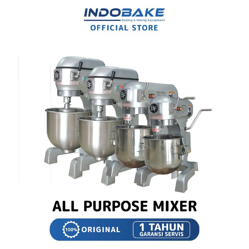 Baker's Friend Planetary Mixer Omega - All Purpose Mixer Heavy Duty / Mixer Pengaduk Telur Adonan Ku