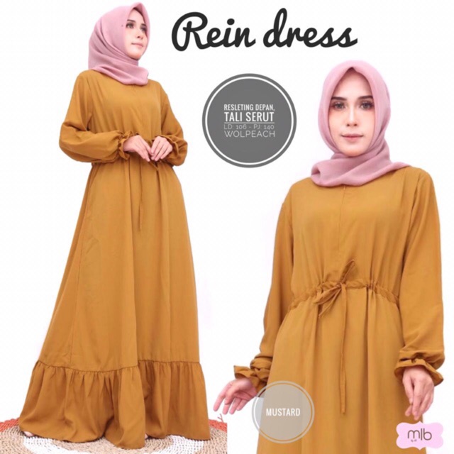 dress polos busui terlaris REIN DRESS MLB ORIGINAL