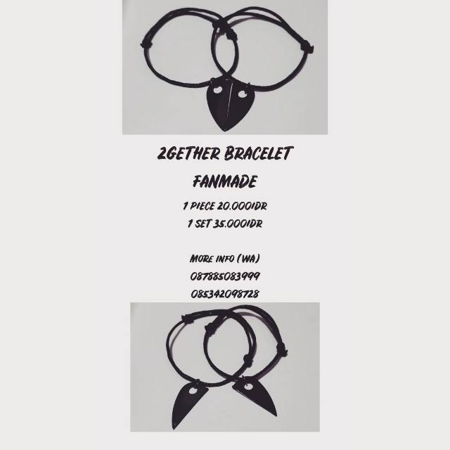 [READYSTOCK] Gelang 2gether fanmade