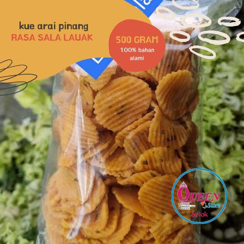 

kue arai pinang rasa sala lauak / ladu sala 500gr khas padang / kue kering / kue lebaran kiloan