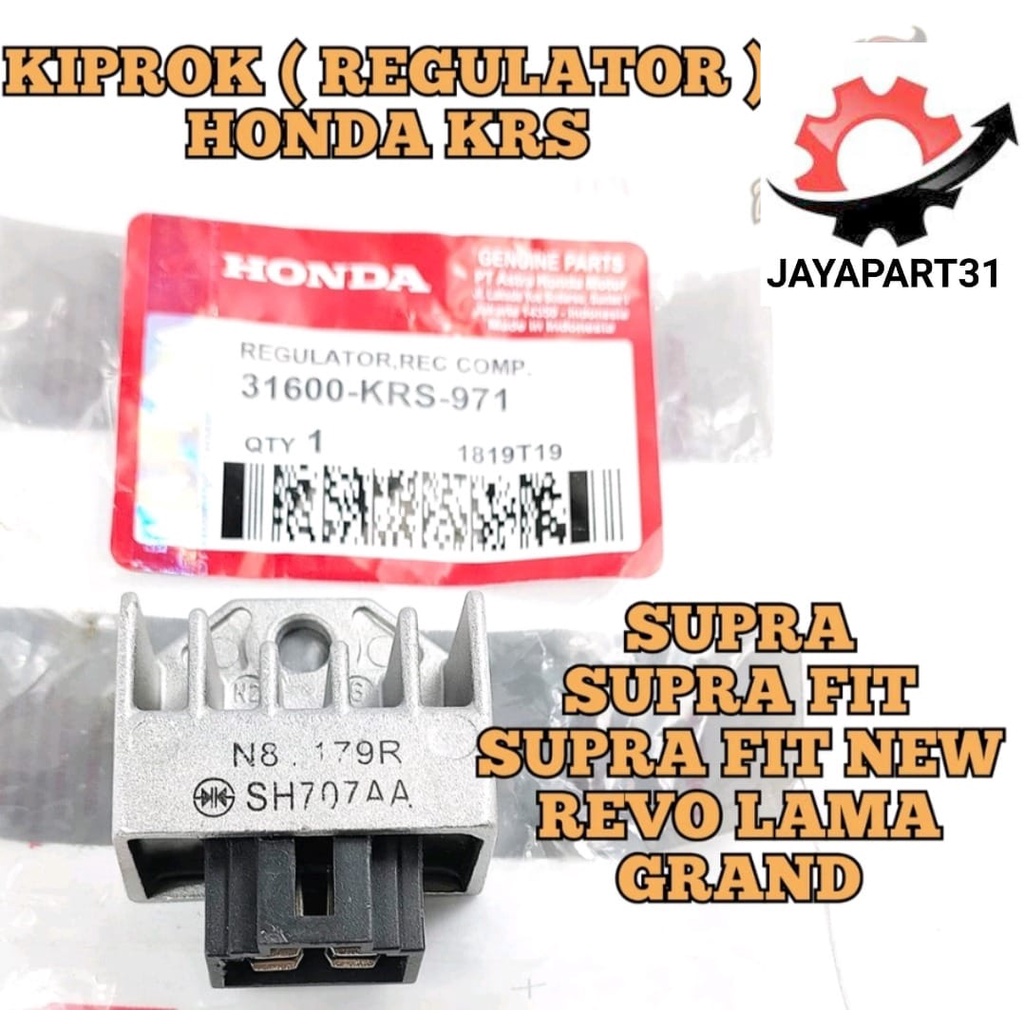 CIPROK KIPROK REGULATOR HONDA ASLI ORIGINAL AHM SUPRA SUPRA FIT NEW GRAND