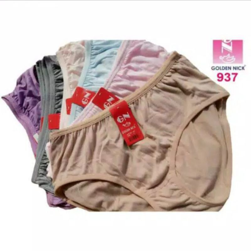 6pcs celana dalam golden nick 937 / celana dalam wanita dewasa / celana GN