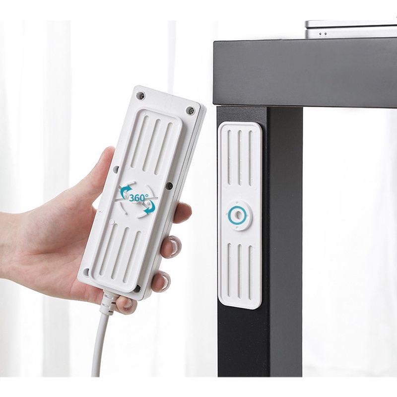 1pcs Household punch-free plug-in board socket wall-mounted wall-mounted strong non-marking row plug holder