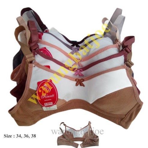 BRA Sport Remaja | BH Remaja ABG | Pakaian Dalam Wanita Remaja Tanpa Kawat Rianti