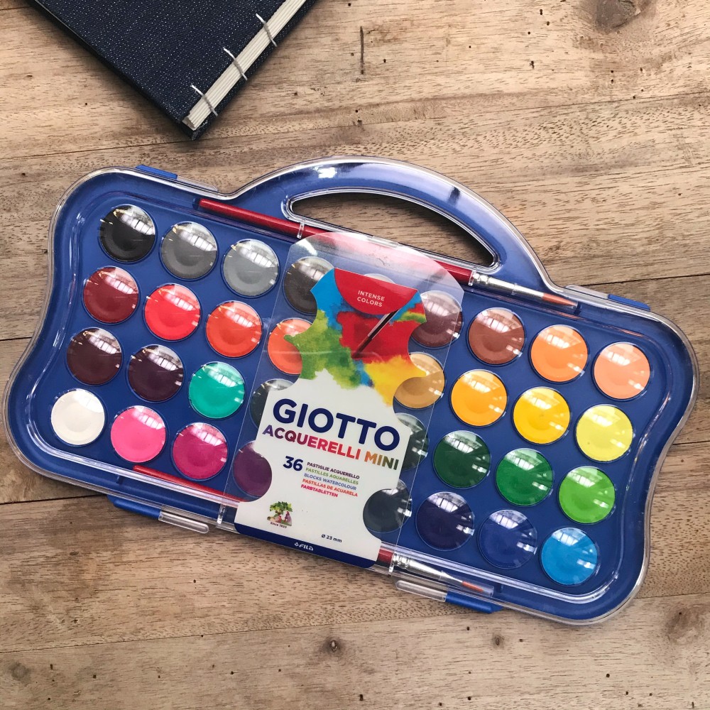 

Giotto Acquerelli Mini Watercolor Cake - 36 colors / Cat Air Set