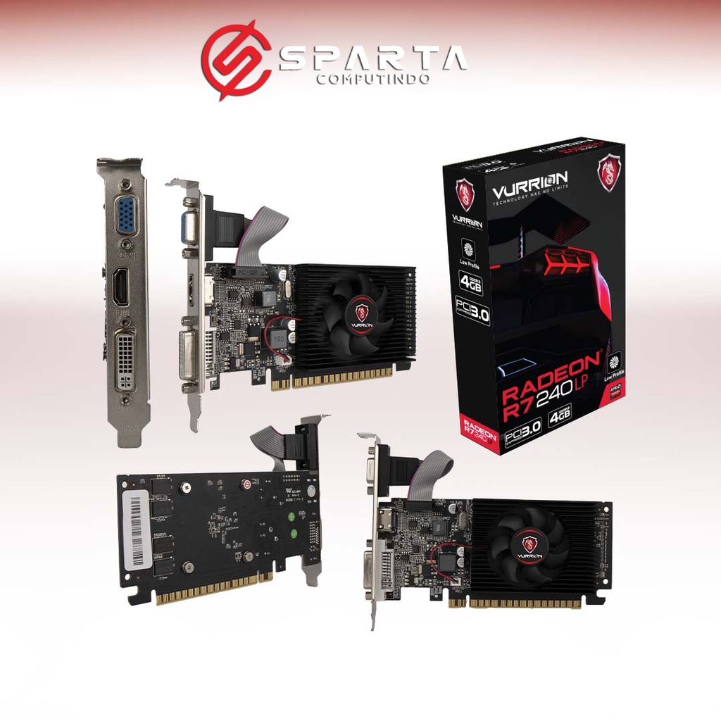 VGA Card AMD Radeon R7 240 4GB GDDR3 128 Bit Vurrion New Garansi Resmi