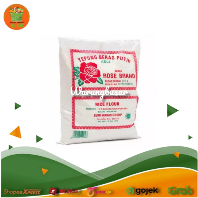 

Tepung Beras Rose Brand 500 gram