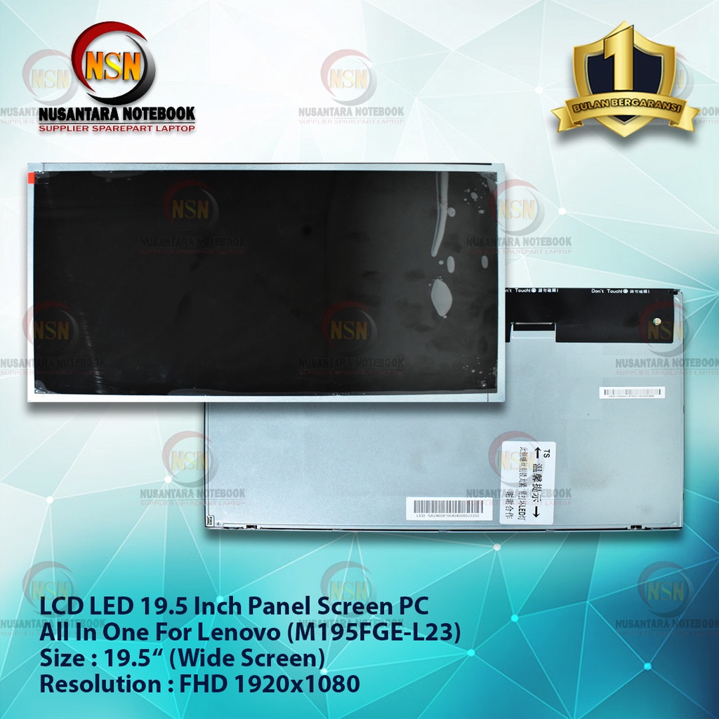 LCD LED Panel Screen PC All In One 19.5 Inch AIO Lenovo M195FGE-L23