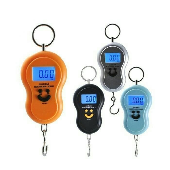 Timbangan Gantung Mini Digital Portable Electronic Scale Smile Travel