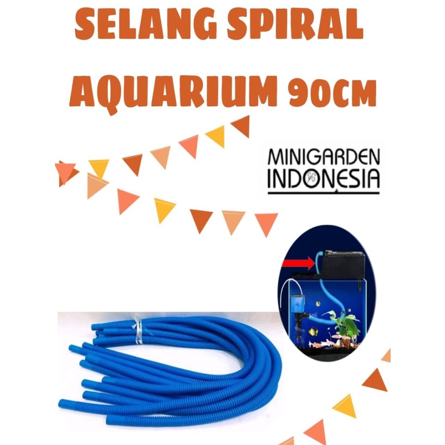 SELANG SPIRAL POMPA FILTER 90 CM | AQUARIUM AQUASCAPE AKUARIUM