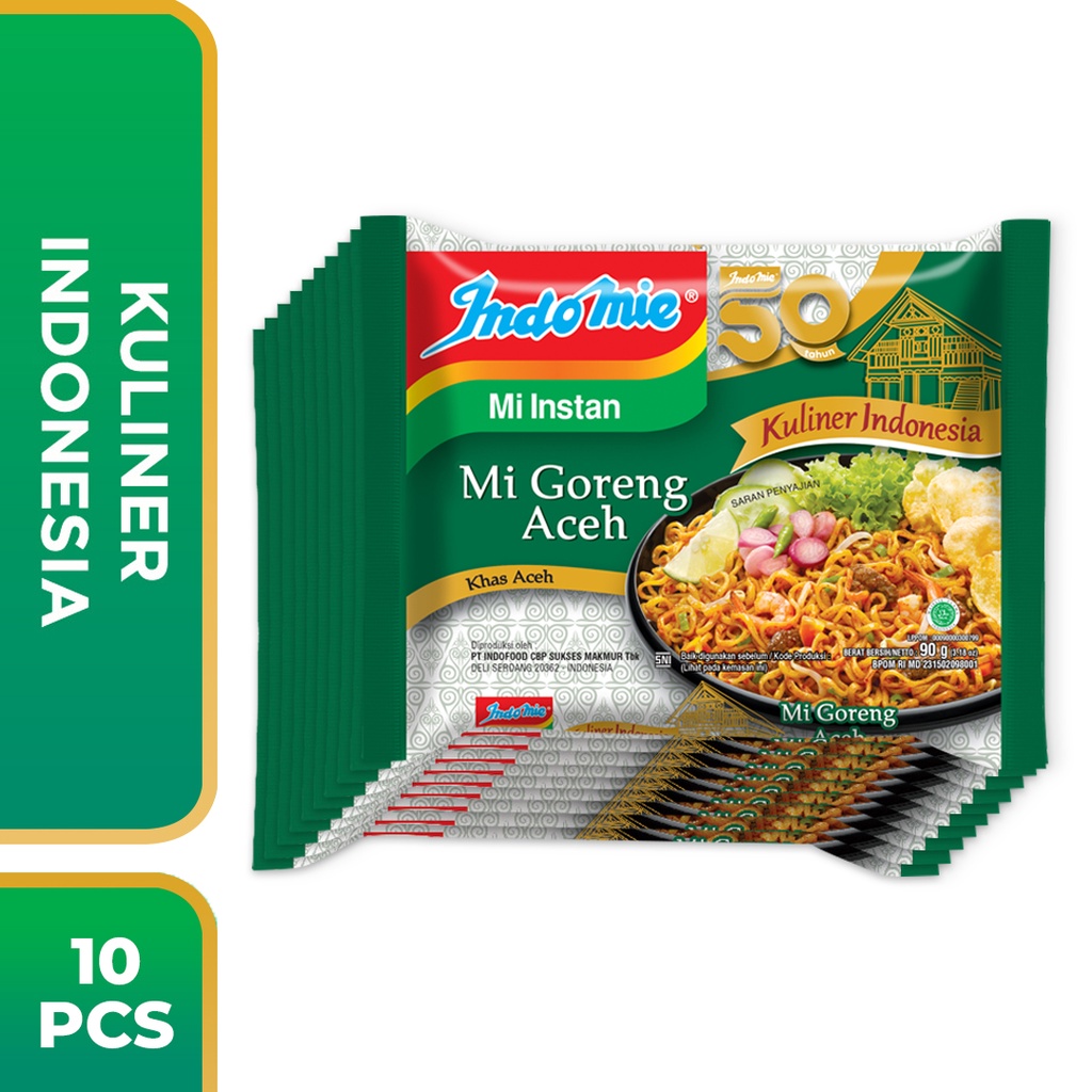 

10 Pcs - Indomie Mi Goreng Aceh