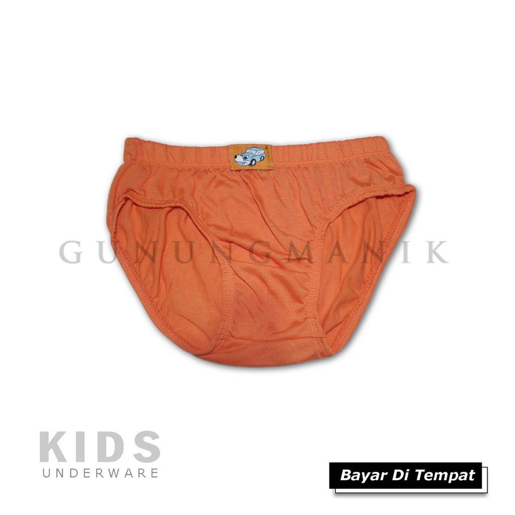 CELANA DLAM ANAK HT-MAN KIDS ISI 12 PCS CD ANAK MURAH MOTIF POLOS WARNA RANDOM