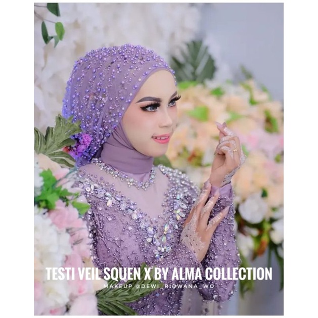 Hijab Pasmina Ceruti premium/Hijab pengantin/Alma collection