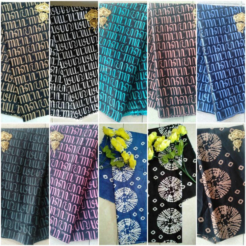 Kain batik honocoroko / kain batik tulisan jawa / kain batik lawasan