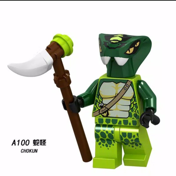 Terlaris Lego Minifigure Ninja Go Chokun Snake Ninjago Snake Ular Limited