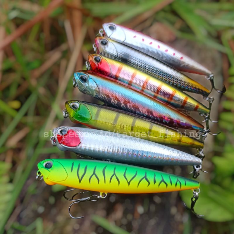 Pencil WTD Toman Realis 10cm 15gram - Umpan Casting Toman Top Water Popper replika duo realis