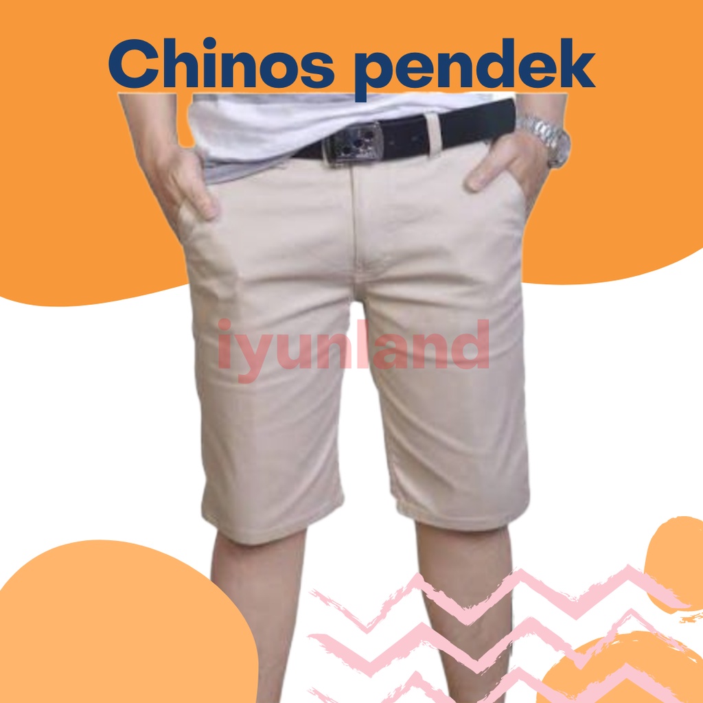 Celana Chino Pendek Premium Pria / Short Pants Katun Premium Cowok