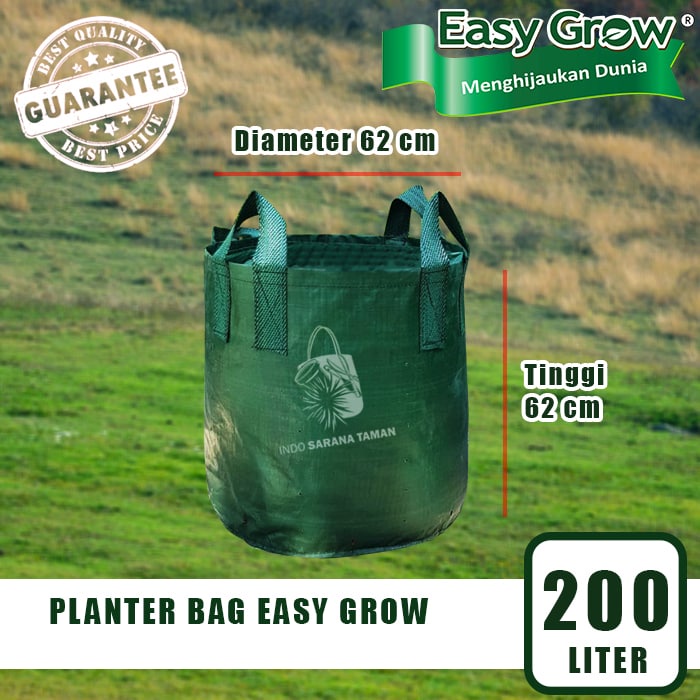 PLANTER BAG EASY GROW 200 LITER Polibag Besar Karung Tanaman Growing Bag Pot