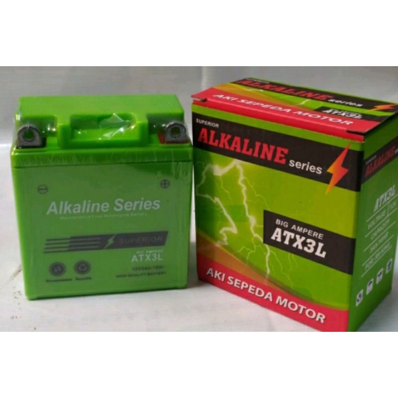 Aki motor rx king satria ninja alkaline 12v MF