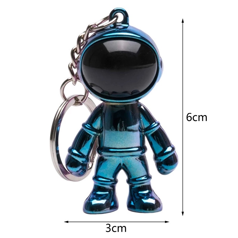 Gantungan Kunci Bentuk Astronot 3d Bahan Plastik Abs