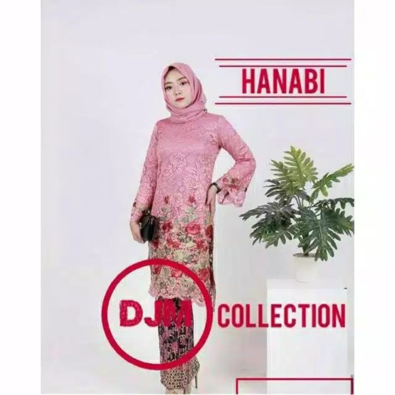 REAL PICT SETELAN KEBAYA HANABI/KEBAYA TUNIK/KEBAYA MODERN/KEBAYA KEKINIAN