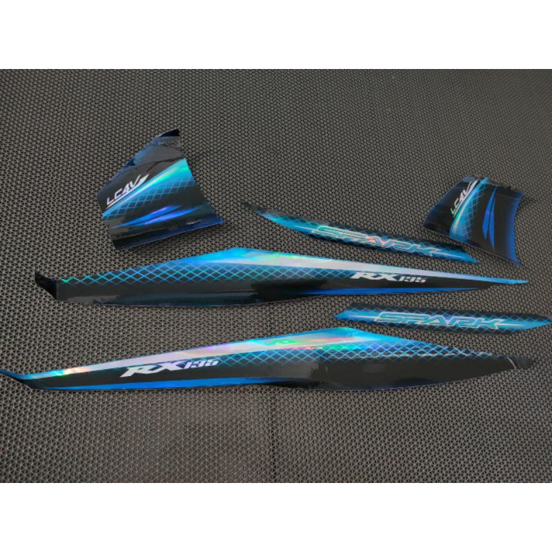 STICKER STRIPING FULL HOLOGRAM JUPITER MX OLD 2005-2010 MX 135 SPARK RX 135