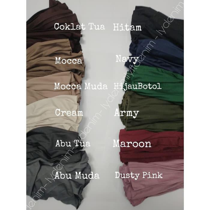 Terpopuler Rok Plisket Premium Quality / Rok Rempel Panjang / Rok Hijab -14 Warna - Mocca Paling