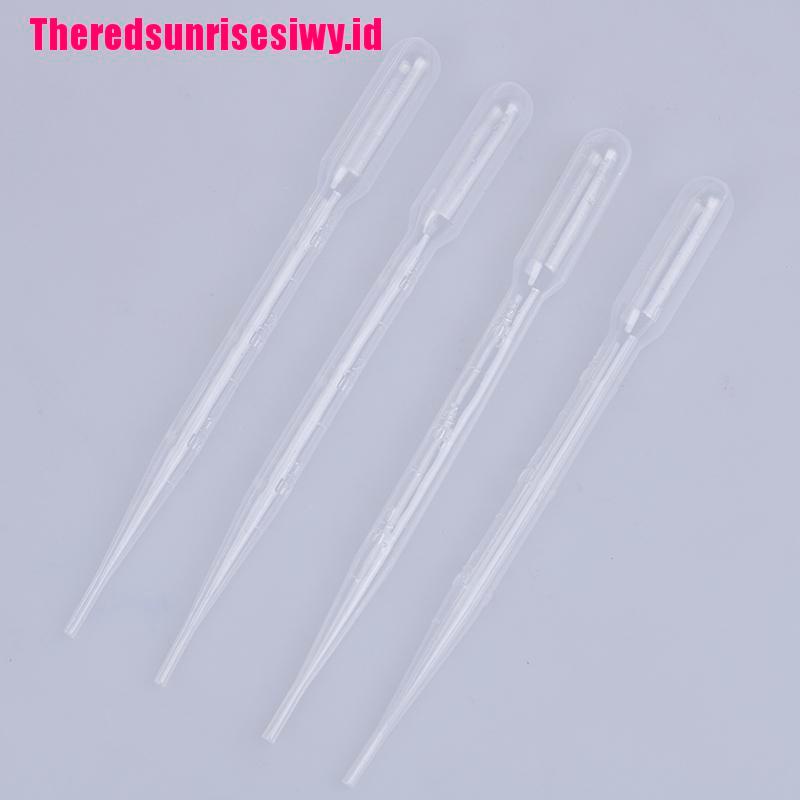 4pcs Pipet Tetes 3ml Bahan Plastik Untuk Modeling Cat