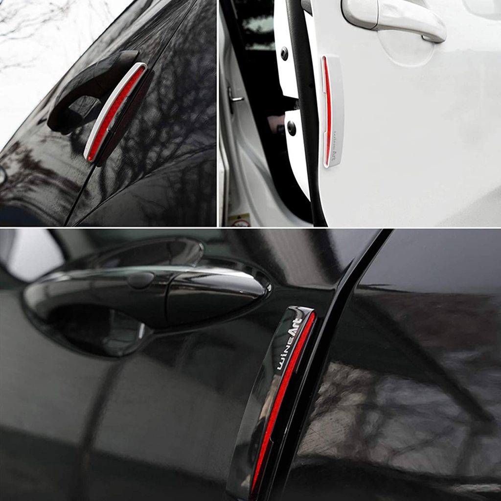 Autoban Wine Art Safety Reflection Door Guard / Pelindung Pintu Mobil