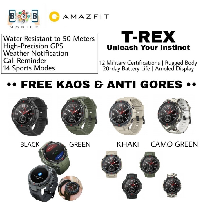 jual amazfit t rex