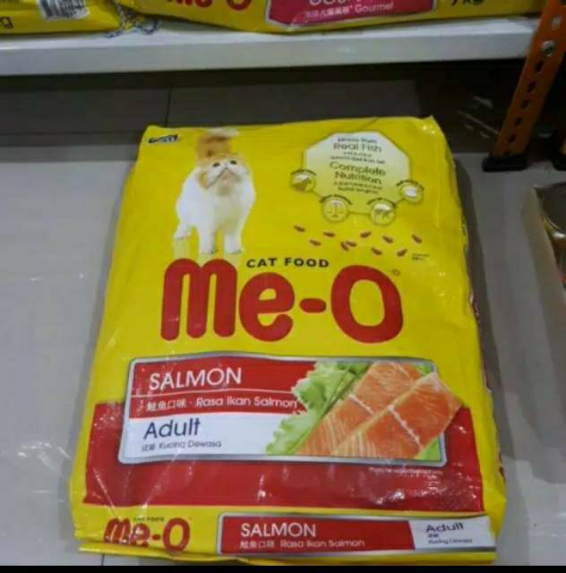 Makanan Kucing Meo Me-O Salmon Kemasan 7kg Gojek