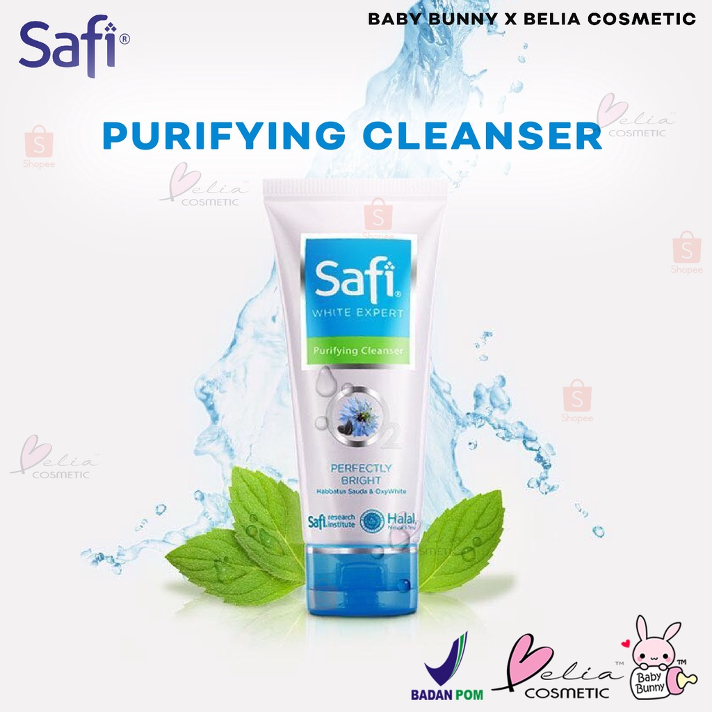 ❤ BELIA ❤ SAFI White Expert Purifying Cleanser 50g 100g (sabun cuci muka safi)