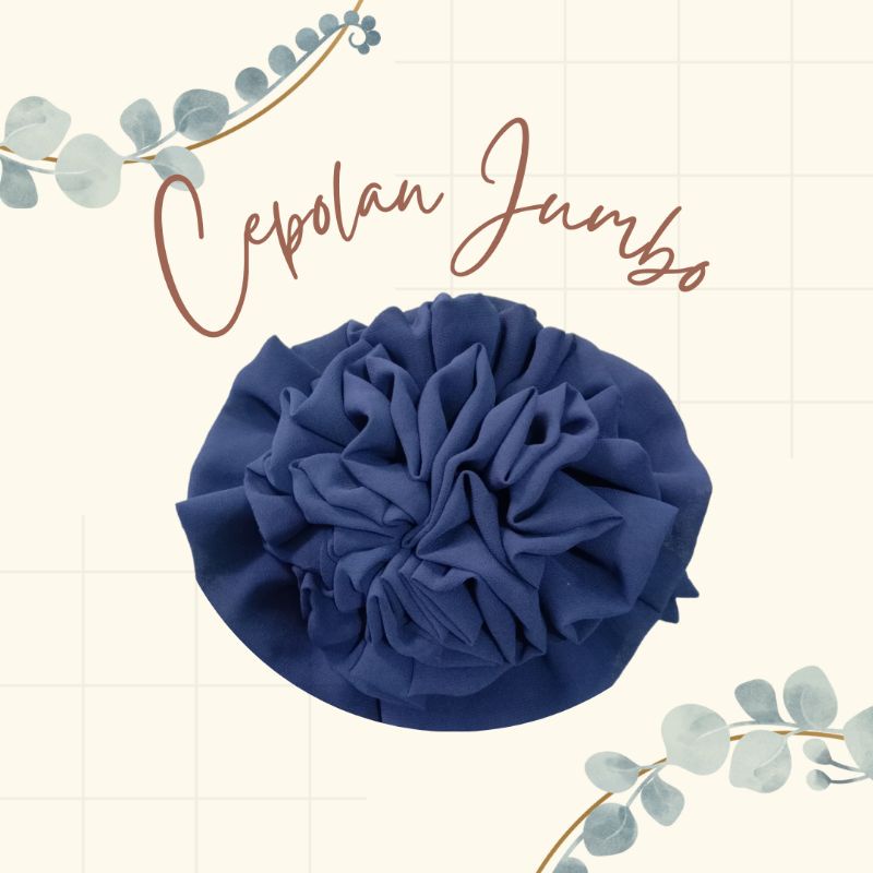 Cepolan hijab rambut/cepolan mawar/ikat rambut jumbo