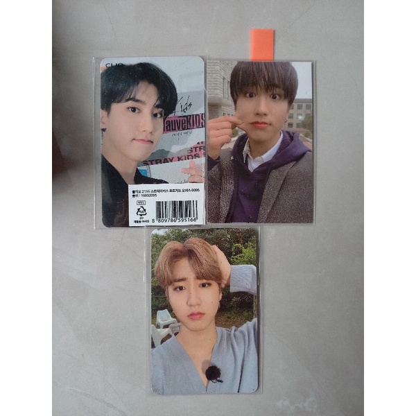 lim go han jisung (pair 2 pc), ds oren han jisung photocard pc go live stray kids skz
