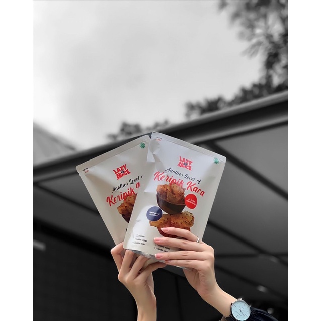 

Keripik Kaca/Keripik Beling Pedas 100 gram Lazysnack