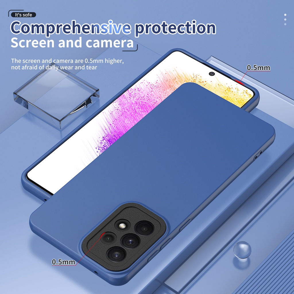 Soft Case Samsung Galaxy A32 4G A32 5G A52/A52s A72 Hawk eye Eagle Eye Protection Frame Camera Series Case Silicone Candy Macaron