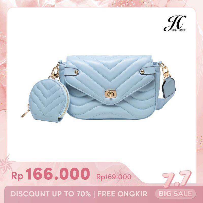 Alicia Bag JimsHoney Original Tas Selempang Wanita murah realpic cod free wallet official store