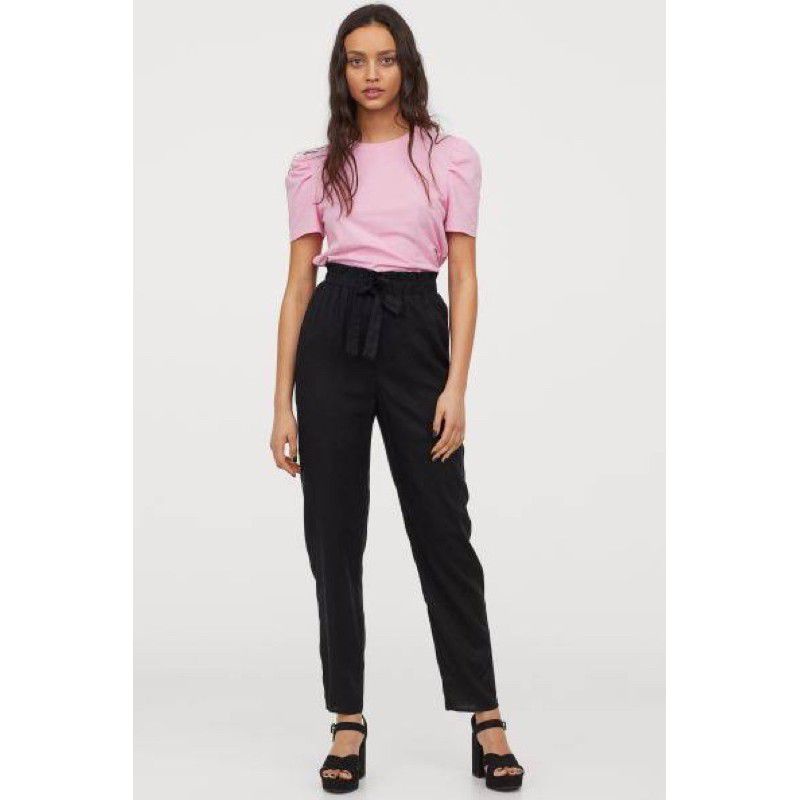 H&amp;MA nkle Length PullOn Trouser + Belth Original Branded